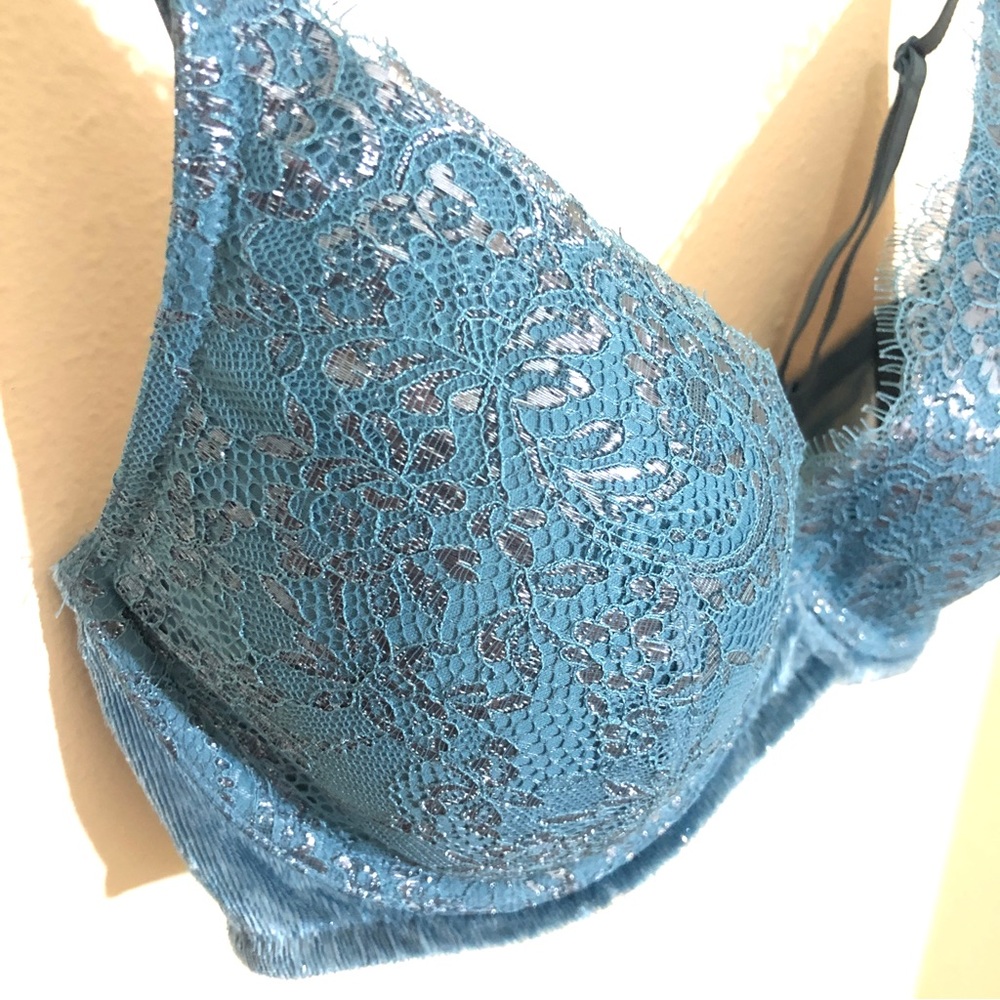 VS Lightly lined plunge lace bra